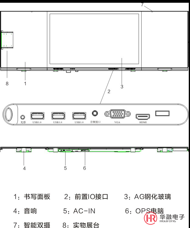 智慧黑板尺寸