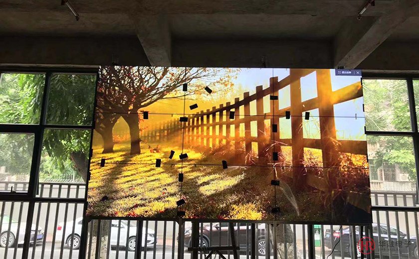 莒南展厅监控液晶屏 46寸 3×3